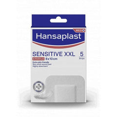 Hansaplast Med Sensitive XXL Αποστείρωμενα Επιθέματα Για Μεγαλύτερες Πληγές & Μετεγχειρητικά Τραύματα 5τμχ.