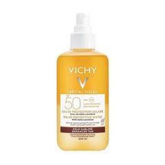 Vichy Capital Soleil Protective Water Bronzing SPF50 Αντηλιακό Νερό Υψηλής Προστασίας με Β-Καροτένιο 200ml