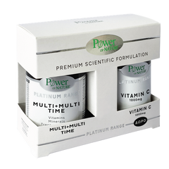 Power of Nature PROMO PACK Classic Platinum Range Multi + Multi Time 30Tabs & ΔΩΡΟ Vitamin C 1000mg 20Tabs.