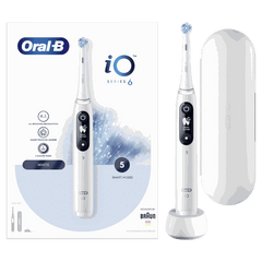 Oral-B iO Series 6 Ηλεκτρική Οδοντόβουρτσα Magnetic White 1τμχ.