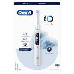 Oral-B iO Series 6 Ηλεκτρική Οδοντόβουρτσα Magnetic White 1τμχ.