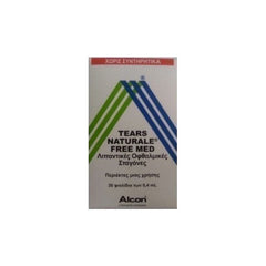 Alcon Tears Naturale Free Med Οφθαλμικές Σταγόνες 30 x 0.4ml (μονοδόσεις)