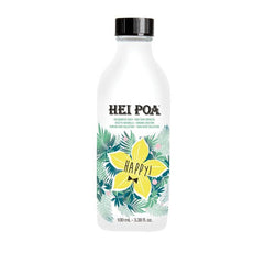 Hei Poa Happy! Pure Tahiti Monoi Oil Λάδι Πολλαπλών Χρήσεων 100ml. Το μπουκάλι Happy κρύβει μια μυρωδιά από λουλούδια, φρούτα, ξυλώδεις νότες και βανίλια.