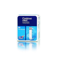 Ascensia Contour Next Ταινίες Μέτρησης Γλυκόζης Αίματος 50 Tμχ. Kατάλληλες για χρήση με τους μετρητές Contour XT & Contour Next.