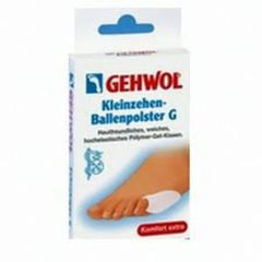 Gehwol Toe Pad Cushion G small Προστατευτικό Κέλυφος G Για Μικρά Δάκτυλα 1τεμ. Είναι μαλακό και εξαιρετικά ελαστικό κέλυφος και διευκολύνει σε περιπτώσεις όπου ασκείται υπερβολική πίεση στα μικρά δάκτυλα.