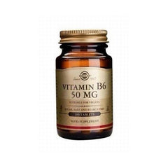 Solgar Vitamin B6 Συμπλήρωμα διατροφής 50 mg 100 Tablets.