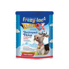 Frezylac Organic Milk Gold 2 Βιολογικό Γάλα για Βρέφη 2ης Βρεφικής Ηλικίας από τον 6o έως τον 12ο μήνα 400gr.