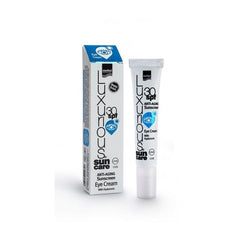 Intermed Luxurious Anti-Aging Sunscreen Eye Cream SPF30 Αντηλιακή Αντιγηραντική Κρέμα Ματιών 15ml. Προλαμβάνει τη φωτογήρανση και μειώνει την εμφάνιση ρυτίδων γύρω από την ευαίσθητη περιοχή των ματιών.