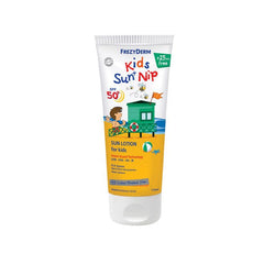 Frezyderm Kids Sun + Nip SPF50+ Παιδικό Αντηλιακό Γαλάκτωμα & Προστασία από Έντομα Παραλίας 175ml.