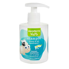 Macrovita Kids Shampoo Παιδικό Σαμπουάν με Μέλι & Βρώμη 300ml 3y+.