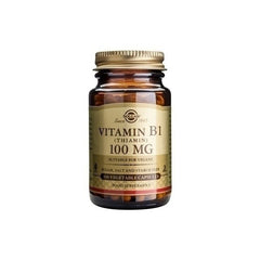Solgar Vitamin B1 Συμπλήρωμα διατροφής 100 mg (Thiamin) 100 Vegetable Capsules.