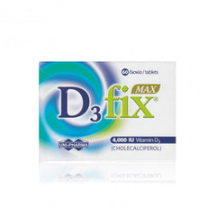 Uni-pharma D3 fix Max 4000 IU Συμπλήρωμα Διατροφής Βιταμίνης D3 60Tabs.