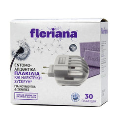 Power Health Fleriana Ηλεκτρική Συσκευή και Εντομοαπωθητικά Πλακίδια 30Τμχ.