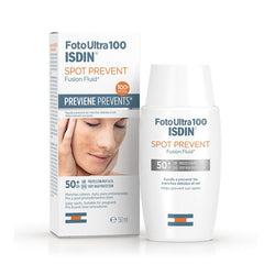 Isdin FotoUltra 100 Spot Prevent Fusion Fluid Sunscreen SPF50+ Αντηλιακό Προσώπου Κατά των Πανάδων 50ml.