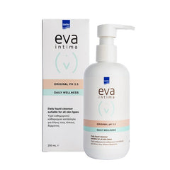Intermed Eva Intima Wash Original pH 3.5 Daily Wellness Υγρό Καθημερινού Καθαρισμού της Ευαίσθητης Περιοχής 250ml.