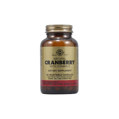 Solgar Natural Cranberry with Vitamin C Συμπλήρωμα διατροφής 60 Capsules.