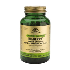 Solgar SFP Bilberry Berry Extract with Blueberry Συμπλήρωμα διατροφής 60 Vegetable Capsules.