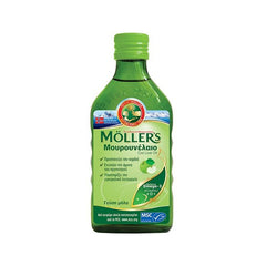 Moller's Omega-3 Apple Μουρουνέλαιο με Γεύση Μήλο 250ml.