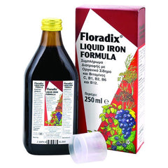 Salus & Haus Floradix Iron for Woman 15mg 250 ml. Τονωτικό συμπλήρωμα διατροφής με οργανικό σίδηρο, βιταμίνη C και σύμπεγμα Β, εκχυλίσματα φυτών και συμπυκνωμένους χυμούς φρούτων και τονώνει το γυναικείο οργανισμό και χαρίζει ζωντάνια και ενεργητικότητα.