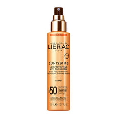 LIERAC SUNISSIME Lait Protecteur Energisant Anti-Age Global SPF50 150ml