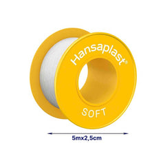 Hansaplast Soft Ταινία Στερέωσης 5m x 2,5cm.