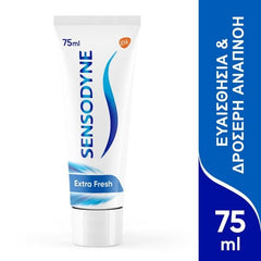 Sensodyne Extra Fresh Gel Toothpaste Οδοντόκρεμα για Ανακούφιση & Προστασία για τα Ευαίσθητα Δόντια 75ml.