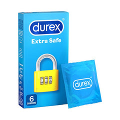 Durex Extra Safe Προφυλακτικά 6 Τμχ.