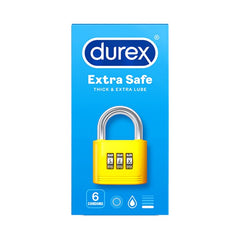 Durex Extra Safe Προφυλακτικά 6 Τμχ.