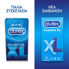 Durex Comfort XL Προφυλακτικά 6Τμχ.