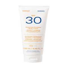 KORRES Αντηλιακό Γαλάκτωμα Σώματος + Προσώπου SPF 30