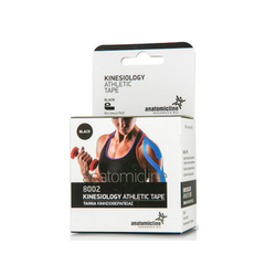 Anatomicline Tape kinesiology Athletic Tape Black 5cm X 5m 1τμχ 8002