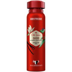 Old Spice Oasis Deodorant Body Spray 48h Fresh with Smoked Vanilla Scent 150 ml