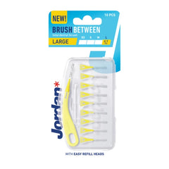 Jordan Brush Between Interdental Large 0.7mm 10 Τεμάχια - Κίτρινο