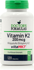 Doctor's Formulas Vitamin K2 200mcg, 120caps