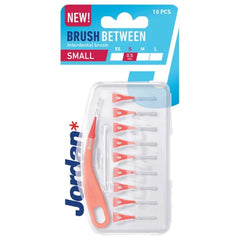 Jordan Brush Between Interdental Small 0.5mm 10 Τεμάχια - Κόκκινο